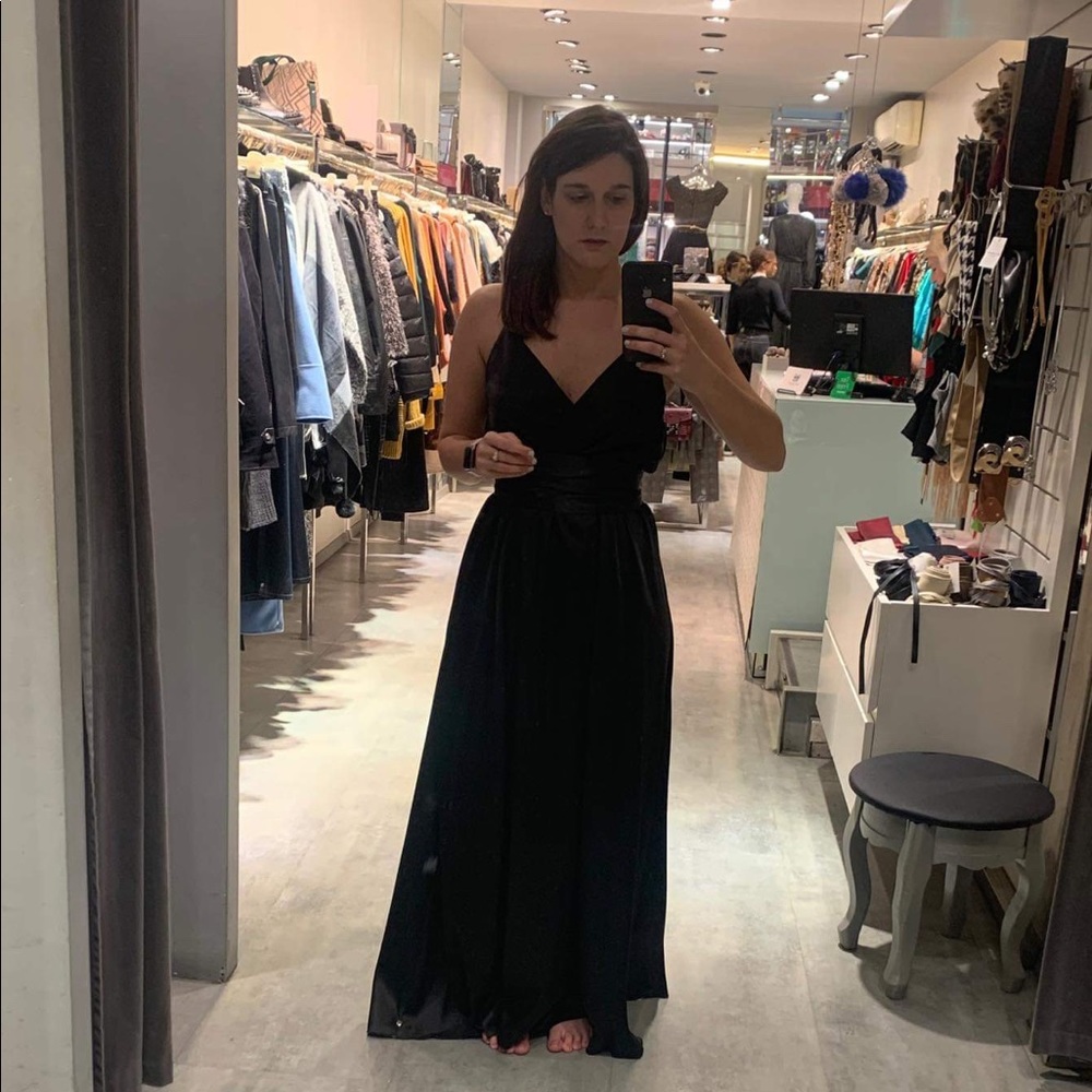 Long black formal dress